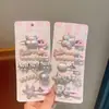 Pinza BB rosa flor de cerezo dulce para el cabello de niños, pinza lateral linda de florcita, pinza para flequillo dopamina, accesorio para el cabello de niñas