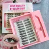 Set de Pestañas Postizas Transfronterizo, Pestañas Postizas de Zorro de Nueve Colas de Gran Capacidad, Rápidas de Poner, Ligeras y Naturales en los Ojos