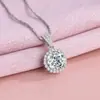 Pingente Solitário Brilhante Estrela Cadente em Prata S925 para Mulheres, Corrente para Clavícula de Luxo Leve Quebrado de Gelo, Presente de Aniversário para Namorada, Mais Vendido