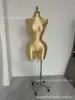 Maniquí de Cuerpo Humano, Modelo Femenino, Soporte de Exhibición para Modelo BBL Tallas Grandes, Modelo Dorado Europeo y Americano, Artículo Popular de Comercio Exterior