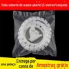 Mangueiras de Gerenciamento de Cabos Abertas em Preto, Branco e Cinza 1,5m + Presilhas de Gerenciamento de Cabos para Organizar e Enrolar Fios