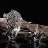 Rey León de Cristal: El León Rey Feroz Regresa - Adorno Estilo Chino Rey León de Cristal Blanco al por Mayor