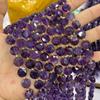 Estrella de seis puntas de 10 mm pastel redondo piedra natural cuentas sueltas semiacabadas corte duro redondo accesorios al por mayor para collar pulsera DIY
