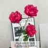 Flor Artificial de Peônia de Novo Modelo com 3 Cabeças para Arranjo Floral de Casamento Decoração de Flor Artificial para Casamento para Área de Recepção e Arranjo de Flores para Corredor