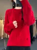 Suéter de Lã Estilo Novo 2026 para Mulheres, Suéter Pulôver Crochê Flor Tridimensional Feito à Mão, Tricô de Manga Longa, Top Soltinho