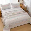 Capa de colchão macia de gaze de seis camadas para mãe, bebê, cama infantil, lençóis de dormitório de solteiro, colcha ampliada de cama de casal, tatame