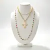 Cadena de Perlas Oceánicas de Venta Caliente Transfronteriza Europea y Americana Cadena para Clavícula de Mujer Colgante de Estrella de Mar y Concha Collar Multicapa Apilable Venta al por Mayor