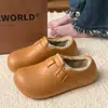 Pantuflas de Algodón EVA Birken para Mujer 2026 Nuevas Otoño/Invierno Aterciopeladas Engrosadas Exteriores Antideslizantes Impermeables de Punta Cerrada