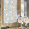 Película Eletrostática Colorida de Flor para Vidro Translúcido Janela Adesivo de Vidro Fosco Decorativo Laser Arco-Íris Adesivo Atacado