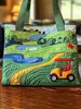 G626 Site Independente Transfronteiriço Amazon Nova Bolsa de Mão Bolsa Tote com Estampa Digital Bolsa Tote Acolchoada Fashion