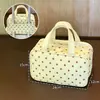 Bolsa de Maquillaje de Lunares 2026 Nuevo Estilo Gran Capacidad para Salidas de Mujeres Viajes Bolsa de Almacenamiento Portátil con Compartimentos Se Puede Colgar en la Maleta