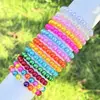 Pulseras de Colores con Cuentas y Varios Colgantes de Dibujos Animados para Niños, Accesorios de Alta Calidad y Exquisitos para Niñas, Regalos de Cumpleaños, Productos al por Mayor