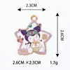 Pulseira Colar Pingente Materiais Acessórios DIY Estrela Moderna Kuromi Gota de Óleo Liga Corrente Pingente Único