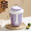 Sair para brincar de copo de frutas com garfo pequeno copo de salada ir trabalhar sair com copo de frutas acampar copo de café da manhã