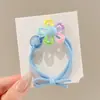 Venta al por mayor de fábrica Cintas para el pelo de niños Cuerdas para el pelo de bebé con forma de estrella de cinco puntas Dulces Alta elasticidad Bandas de goma duraderas Cuerdas para el pelo con cuentas de dibujos animados