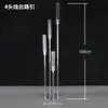 Suporte de Vela Acrílico Transparente Cristal Luminoso Guia de Estrada Adereços de Decoração para Salão de Casamento