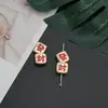 Colgante de la Fortuna Estilo Mahjong Accesorios para Joyería DIY, Cuentas de Aleación con Agujero, Materiales para Pulseras y Pendientes
