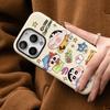 Adecuado para Iphone16 Película de Dibujos Animados Dos-En-Uno Funda para Teléfono Móvil Huawei Dinosaurio Crayon Shin-Chan Apple 15Pro