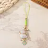 Broche Pingente Hanfu Coelho de Jade Brocado Canção do Festival do Meio Outono, Ornamento Estilo Nacional Novo Estilo Chinês, Pingente Brocado Canção do Zodíaco Atacado