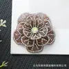 Parche de Tela de Malla Multicapa con Flor de Pedrería Accesorios Bordado 3D Hecho a Mano Flor para Zapatos Sombreros Vestidos de Boda Vestidos de Noche Flores Decorativas DIY