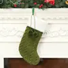 2026 Productos Nuevos Transfronterizos Decoraciones Navideñas Calcetines Gruesos de Lana Tejida Calcetines Blancos de Lana Hotel Hogar Calcetines Navideños Venta al por Mayor