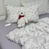 Xiangling Premium Fresco e Estilo Simples Algodão Puro Camada Dupla Gaze Quarto de Dormitório Capa de Edredom Dupla Peça Única Capa de Edredom