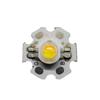 Lámpara LED de alta potencia de 1 W y 3 W, color blanco cálido positivo, doble temperatura de color, con cuentas de lámpara de placa, 2 cuentas de lámpara LED de 3 W de imitación de lúmenes, alto brillo