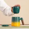 Copo de Separação de Chá Copo de Chá de Escritório Copo de Chá com Filtro de Cerâmica Copo de Chá Souvenir de Feriado de Negócios para Empresa Masculina