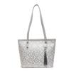 Bolsa Tote Elegante de Grande Capacidade para Mulheres Verão 2025 Nova Casual de Ombro Portátil para Estudantes Universitários Aula Bolsa para o Dia a Dia
