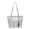 Bolsa de Axila Grande Capacidade da Moda Yuezhi para Mulheres 2026 Nova Bolsa Tote de Estilo Étnico Bolsa de Ombro de Tecido da Moda