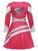 Traje de Cosplay Nuevo para Niños Cross-border Zombie High School 3 Vestido de Porrista Zombie3 para Escenario Halloween