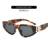Gafas de sol de moda familia B para hombre y mujer, gafas de sol retro europeas y americanas de montura pequeña, gafas de sol para conducir al aire libre