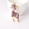 Llavero Colgante Animal Oveja Zodiaco Creativo Metal Incrustado de Diamantes Adorno de Bolso Exquisito Regalo Al por Mayor