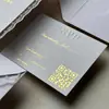 Convites de casamento com borda de renda e folha de ouro, cartões de convite vintage estilo europeu, envelopes com relevo de pérola, conjunto completo de convites