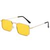 Gafas de sol con montura cuadrada de metal, Protección solar, Protección UV, Gafas de sol de alta gama para conducir, Gafas de sol de moda y tendencia