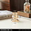 Portavelas de Cristal Rosa Minimalista Estilo Ins Nórdico, Adorno para Decoración de Habitación en Casa, Habitación Modelo, Restaurante Romántico y Casa de Huéspedes