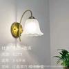 Luminária de parede de cabeceira para quarto principal, simples, moderna, escandinava, criativa, popular, varanda, corredor, sala de estar, luminária de parede de fundo