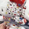 Pegatina Popular de Xiaohongshu Hello Kitty Dibujo Animado Linda Manicura Chica Relieve Katie Pegatina Ccd Decoración DIY
