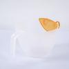 Taza Medidora Transparente con Filtro de Escala Gran Capacidad con Escala Líquido de Huevo Plástico Taza para Batir Huevos Horneado de Huevos con Filtro