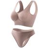 Traje de Sostén Deportivo para Mujer Sin Aros Recolector Cómodo y Sin Marcas Ropa Interior Acolchada Delgada Espalda Hermosa Europea y Americana Chaleco de Yoga