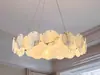 Lustre de Sala de Estar Estilo Francês de Luxo Leve em Mármore Natural Lustre para Hotel Villa Balcão de Bar Estudo Sala de Chá Sala de Jantar Quarto