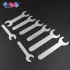 7 PCT zinco branco chapa metálica aberta manual aço carbono galvanizado zinco branco lado único aberto placa hexagonal manual folha de ferro livro aberto