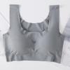 Sujetador Chaleco Deportivo para Mujer Sin Aros, Sin Costuras, Recolector, para Dormir, a Prueba de Golpes, para Yoga, Talla Grande, Cómodo, Sin Marcas, Ropa Interior Deportiva