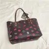 Bolsas Transfronterizas Europeas y Americanas de Moda para Mujer, Bolsas Tote Impresas Sencillas Personalizadas, Bolsos de Mano Modernos Nuevos, Bolsos de Hombro y Axila Texturizados