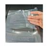 Tela de Toque de Carro Impressão de Letras Prateadas Filme Protetor Material de Silicone Impressão com Orelhas Fácil de Rasgar e Colar para Evitar Arranhões e à Prova de Poeira
