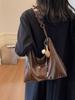 Bolsa Tote Grande de Estilo Coreano, Nuevo Estilo Otoño e Invierno, Bolso Cruzado Versátil de Gama Alta, Bolso de Hombro Retro de Nicho, Moderno