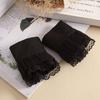 Mangas postizas de encaje para mujer, mangas decorativas para ropa, mangas de suéter, puños postizos, mangas postizas, mangas cortas