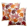 Comercio Electrónico Transfronterizo Acción de Gracias Múltiples Temas Fundas de Almohada Impresión Digital Extraíbles Hogar Estampado de Leopardo Florales Fundas para Cojines