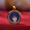 Mini Pingente de Caixa Pequena Thangka Gawu Pode Embalar Coisas Pintadas à Mão Olhos Franceses Combinando Tudo Simples Manjusri Farmacêutico Zakilam