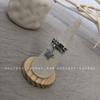 Anillo de dedo índice abierto con números romanos en plata esterlina S925 para mujer, sencillo, moderno, personalizado, estilo retro.